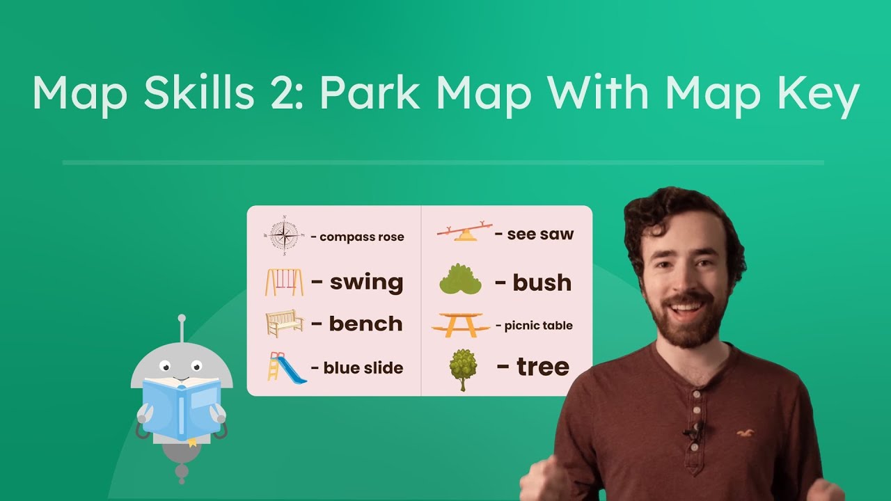 Map Skills 2 - Using a Map Key on a Park Map