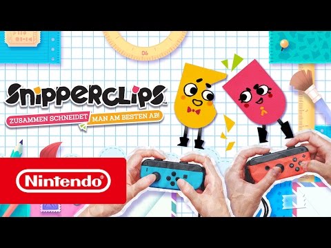 Snipperclips – Zusammen schneidet man am besten ab! - Release-Trailer (Nintendo Switch)