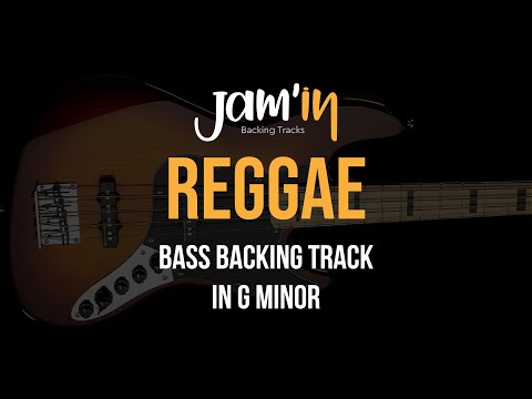 Reggae Bass Backing Track in G Minor