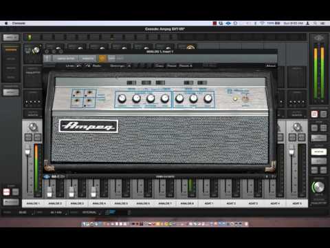 Review: Bass Ampeg SVTVR plug in UA Apollo BX