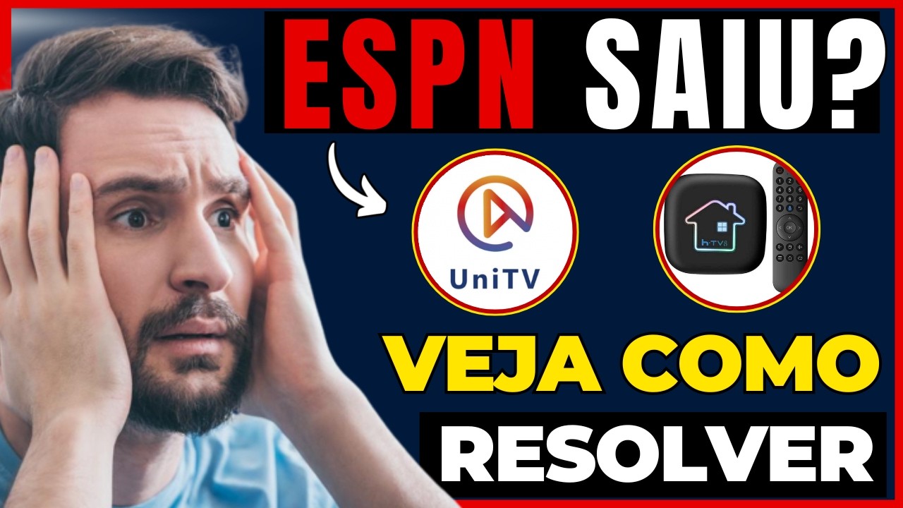 ⛔ ESPN ⛔- ESPN SAIU DO UNITV E HTV? CANAL ESPN SAIU DO HTV? ESPN SAIU DO UNITV? VEJA COMO RESOLVER!