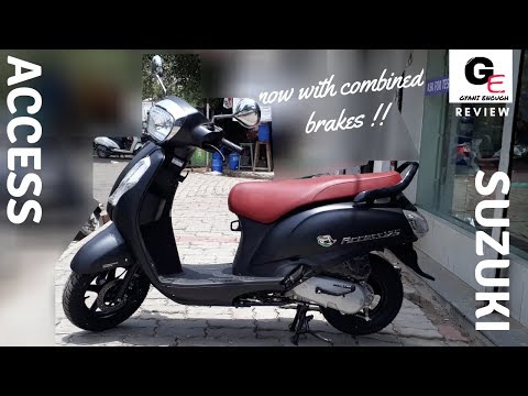 2018 Suzuki Access 125 with combined braking special edition |  mobile charger | detailed review !!! Video