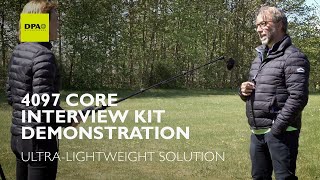 4097 CORE Micro Shotgun Microphone, MicroDot, 10 cm (4 in) Full Gooseneck - Black