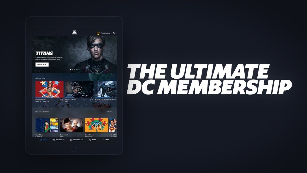 DC Universe | The Ultimate DC Membership | Launch Trailer (extended version) - YouTube