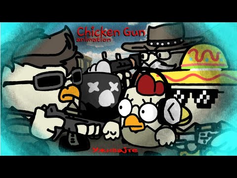 ☆Chicken Gun Animation☆ [ Shooting Animation & gift for Youtuber Friends! ] _ Little blood warning _