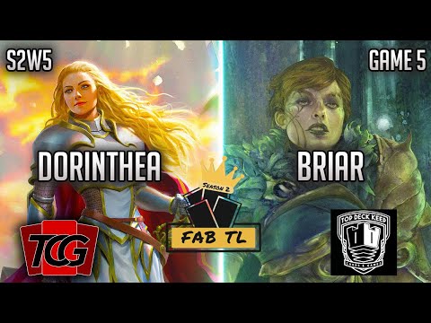 FAB League S2: TCGz Josh Lau (Dorinthea) vs. TDK Brandon Abarca (Briar) | Week 5 Game 5