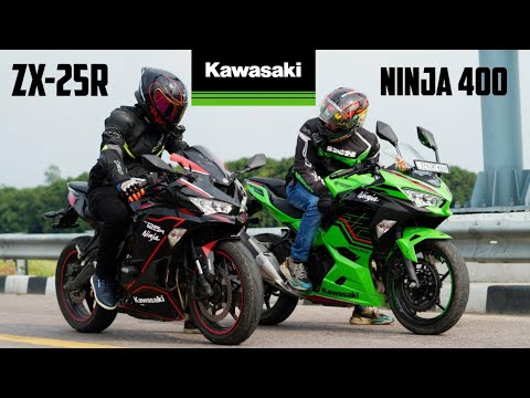 KAWASAKI ZX-25R vs KAWASAKI NINJA 400 || The most epic battle is here
