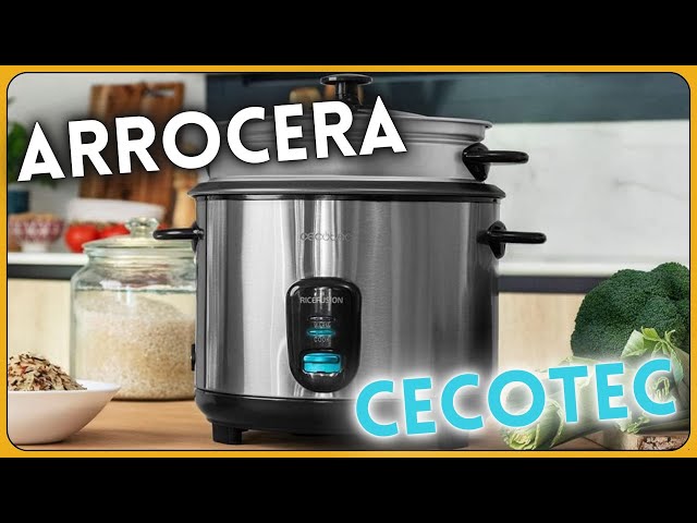 Vídeo relacionado con Cecotec Arrocera RiceFusion 7000 Inox. 700 W, Capacidad 1,8 Litros, 10 Raciones, Acero Inox y Tapa de Cristal