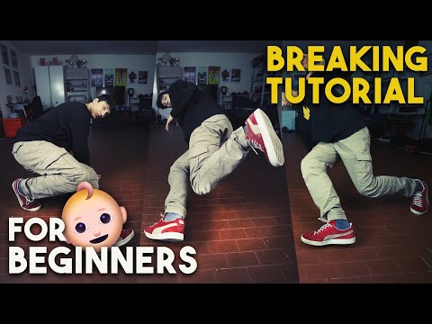 How to Breakdance - 3 EASY FOOTWORKS Tutorial