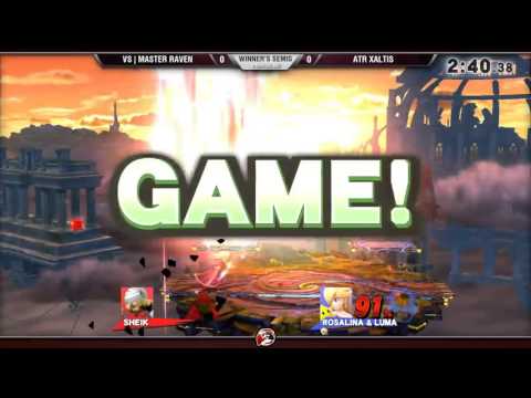 VS Weekly 1/21/16 - Winners Semis - Master Raven (Sheik) vs. Xaltis (RosaLuma) - Smash 4