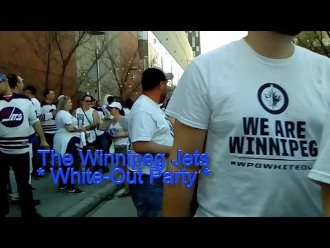 Winnipeg Jets Whiteout Party - May 7th 2018