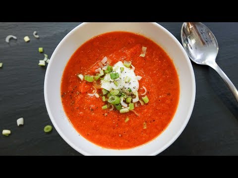 How to Make an Easy Roasted Red Pepper Soup