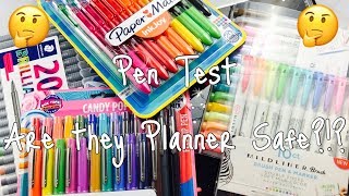 Are these Pens Planner Safe?!?!?