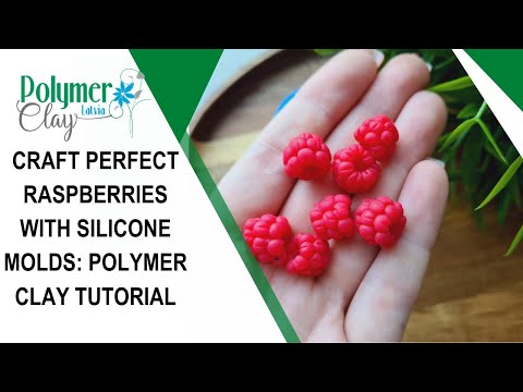 Craft Perfect Raspberries with Silicone Molds: Polymer Clay Tutorial