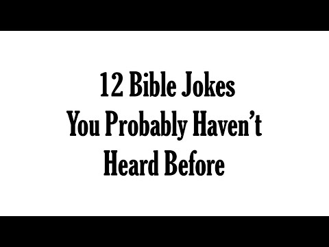 Bible Jokes You Probably Haven't Heard Before