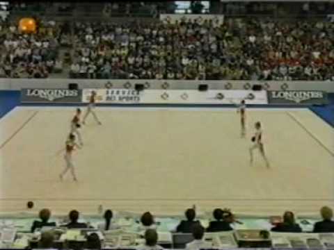 Hungary 3 ropes+2 balls AA European Championships 2001