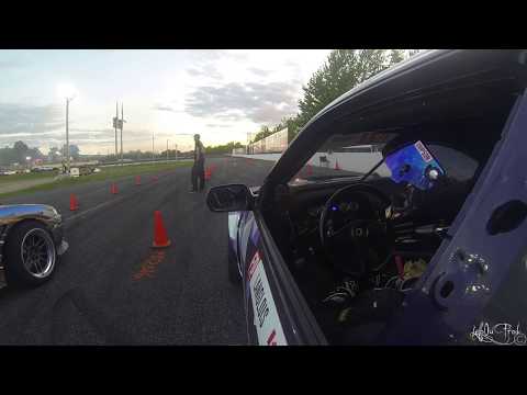 Martin Langlois Leading Jonathan Nerren One More Time #2 - Formula Drift Canada Round 1 2016
