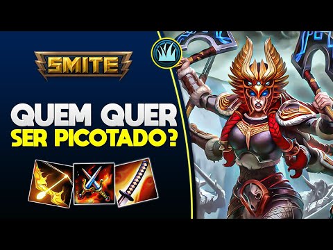 Who wants to get CHOPED! A LOT OF KILLS ON KALI JUNGLER - ⚡ Smite BR Conquista