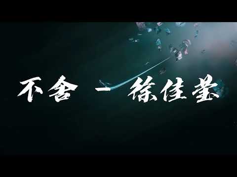 徐佳莹 - 不舍《斗罗大陆》动画片尾曲 ♪♪【動態歌詞/ Pinyin Lyrics] | Chinese animation Lyrics #lyrics