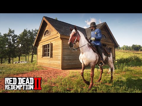 COMPREI UMA CASA - Jogando de Policial  -  Red Dead Redemption 2