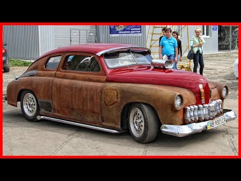 Legendary Soviet car GAZ-M20 Pobeda. Unique retro soviet car
