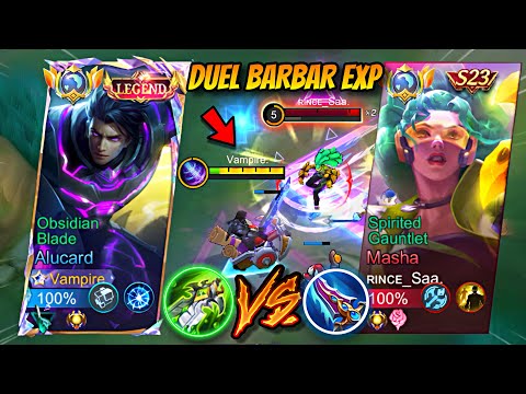 NABRAK PREMAN EXP! ALUCARD VS MASHA BARBAR BANGET ADU BY ONE 🔥| MLBB