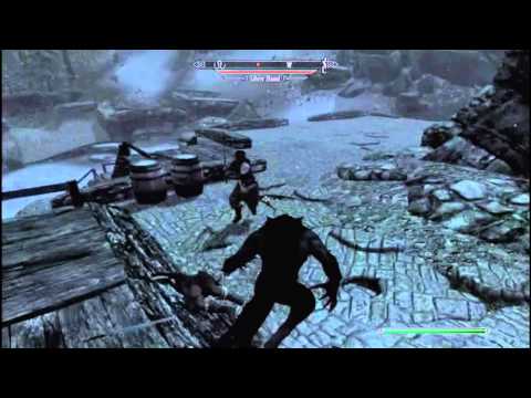 skyrim gameplay werewolf owned the silver hand