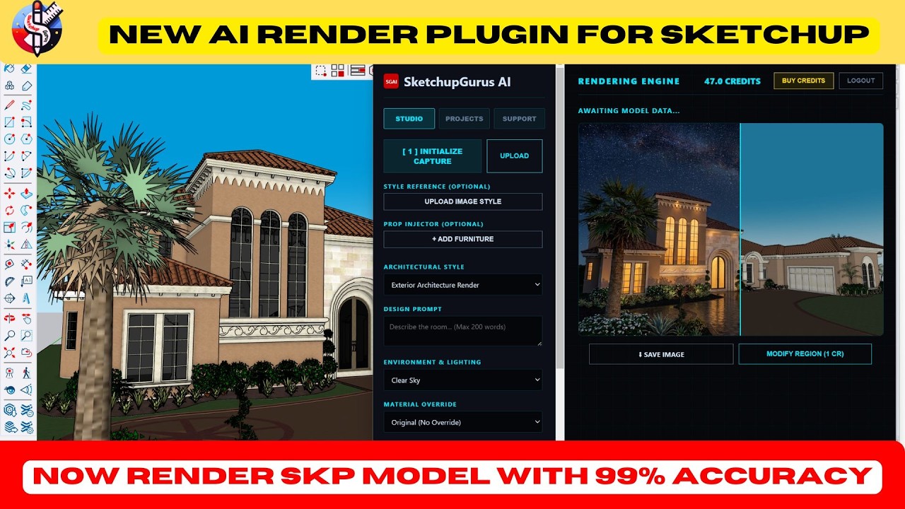 SketchUpGurus AI — How to Use the Plugin