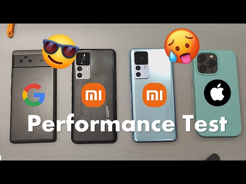Xiaomi 12T Pro vs Xiaomi 12T vs iPhone 13 Pro vs Pixel 6 - Boot Up, Geekbench, Throttling Test