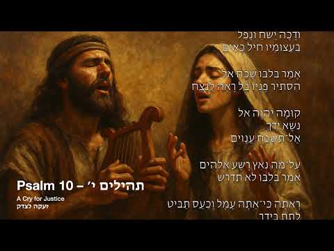 Psalm 10 – תהילים י׳ – Hebrew Version | Psalms Music Project