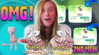 HOW TO GET 2 MEW!? Pokemon Let&#39;s Go Pikachu and Eevee Tips and Tricks