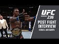 UFC 236: Israel Adesanya - "I Knew I Was Hurting Him"