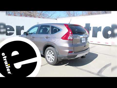 etrailer | How to Install: Curt Trailer Hitch Receiver on your 2016 Honda CR-V