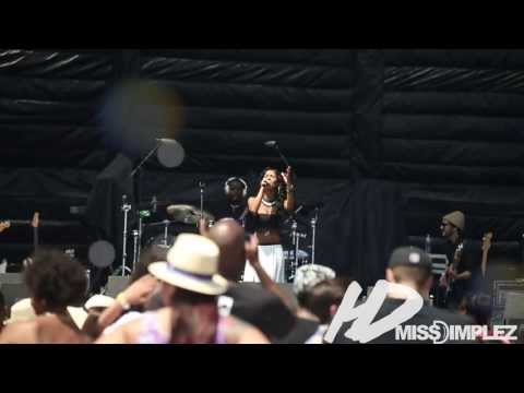Jhene Aiko Performs 'Burning Man' At UCLA JazzReggae Festival #DimplezTV