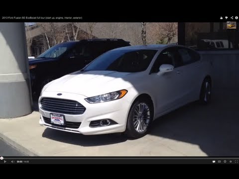 2013 Ford Fusion SE EcoBoost full tour (start up, engine, interior, exterior)