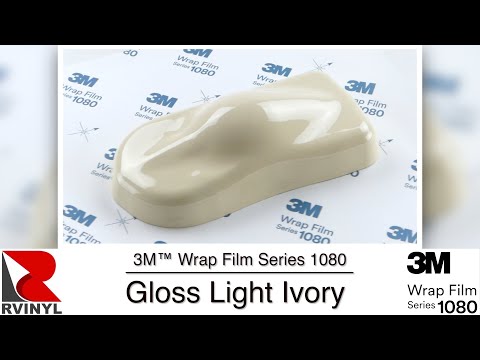 3M™ Wrap Film Series 1080 - Gloss Light Ivory G79 Vinyl