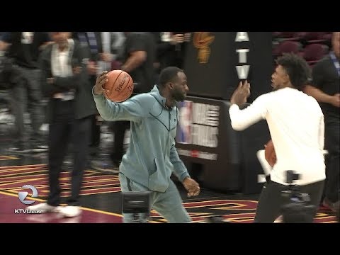 Draymond Green Slaps Nick Young at Practice