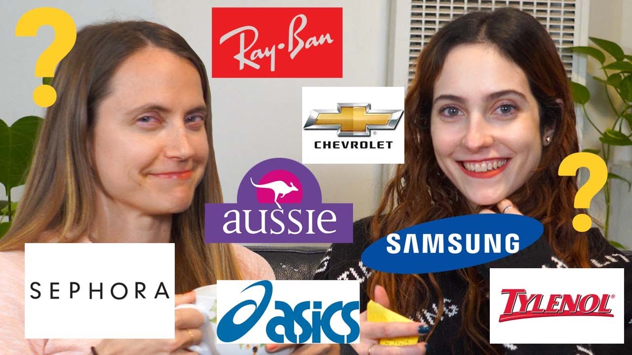 43 MARCAS FAMOSAS EM INGLÊS QUE PRONUNCIAMOS DE FORMA DIFERENTE + Americana reagindo