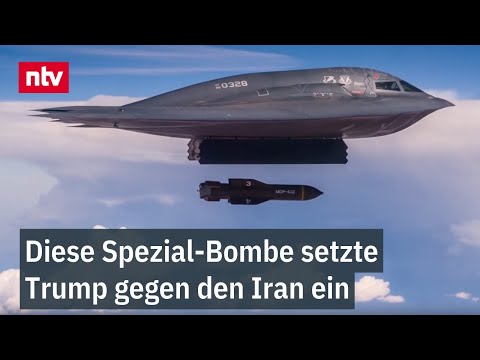 Bunkerbrechende US-Waffe GBU-57 - Diese Spezial-Bombe setzte Trump gegen den Iran ein