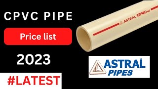 Astral plumbing pipes price| 3/4 & 1 |