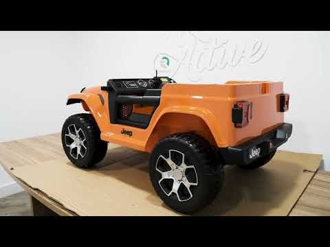 Jeep Wrangler Rubicon 12v Licenced Battery Electric Ride On car With Parental Remote Control