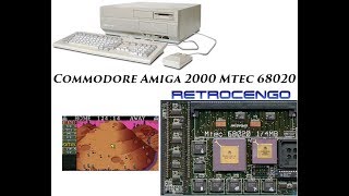 Commodore Amiga 2000 Mtec 68020 6MB Fast ram Supra Ram Dataflyer SCSI HD/CDrom test Retrocengo
