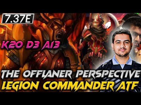 737E - Crazy Ammar "ATF" Legion Commander The Offlaner - Dota 2 Pro Full Gameplay  K20 D3 A13 #atf