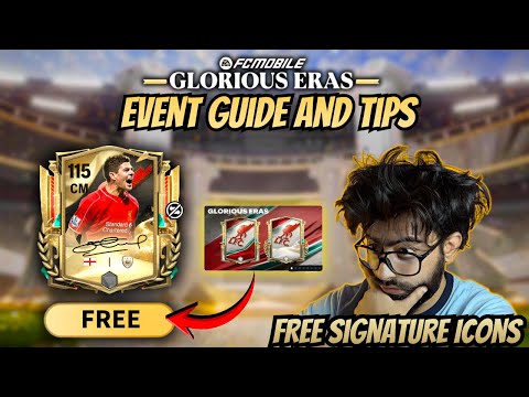 How to Get 115 Gerrard Signature Icon for Free? Glorious Eras Event Guide in FC Mobile