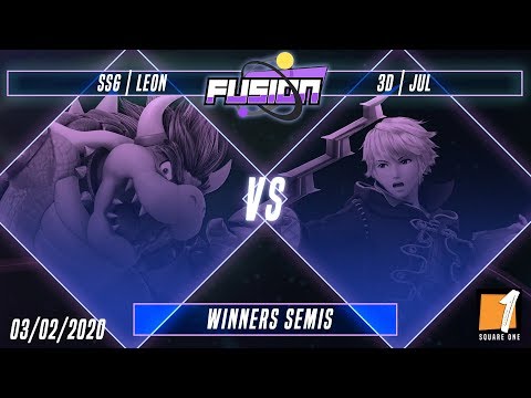Fusion #13 - SSG | Leon (Bowser) Vs. 3D | Jul (Robin) - Winners Semis - Smash Ultimate