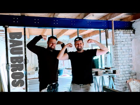 Stahlträger für Mauerdurchbruch selber fertig einbauen  | Wanddruchbruch - Sturz in tragende Wand