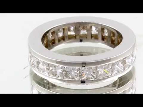 Princess Cut Diamond Eternity Band Style (03-05-001)