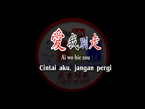 Ai wo bie zou - 愛我別走 - Male - Karaoke - Terjemahan - Pinyin - Lyrics - Lirik