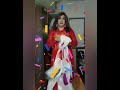 Male To Female Removing White Chiffon Saree