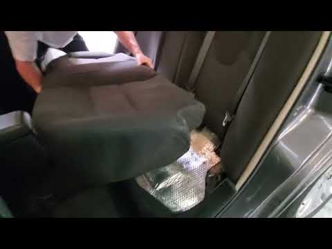 How to Remove 2009-2012 Ford Fusion Hybrid Back Seat Bottom for Seat Cover Installation